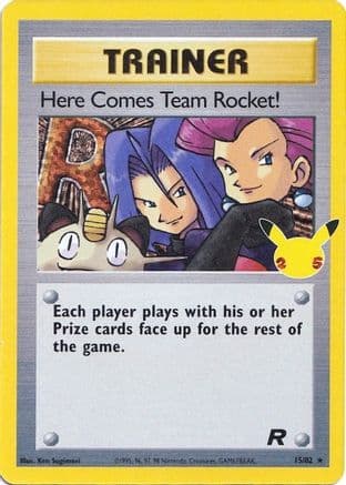 Here Comes Team Rocket! 015- Celebrations Classic Collection Holofoil
