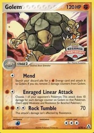 Golem (Regional Championships) 6/92 - League & Championship Cards