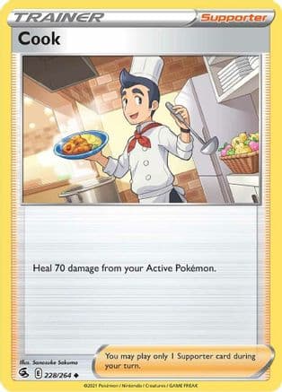 Cook 228/264 - SWSH08 Fusion Strike Reverse Holofoil