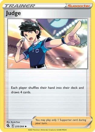 Judge 235/264 - SWSH08 Fusion Strike Reverse Holofoil
