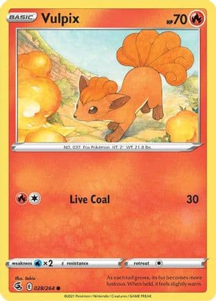 Vulpix 028/264 - SWSH08 Fusion Strike