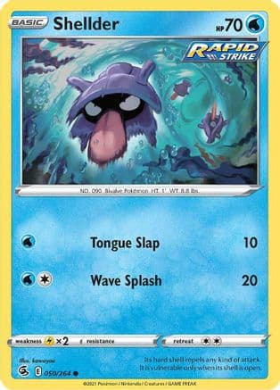 Shellder 050/264 - SWSH08 Fusion Strike
