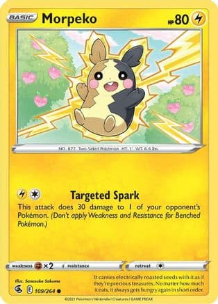 Morpeko 109/264 - SWSH08 Fusion Strike Reverse Holofoil