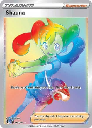Shauna (Secret) 278/264 - SWSH08 Fusion Strike Holofoil