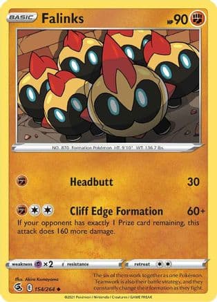 Falinks 154/264 - SWSH08 Fusion Strike Reverse Holofoil