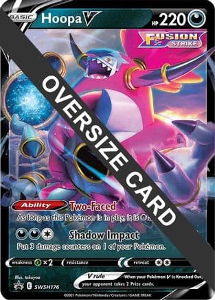 Hoopa V SWSH176 SWSH176- Jumbo Cards Holofoil