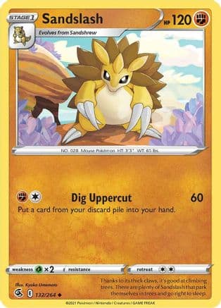 Sandslash 132/264 - SWSH08 Fusion Strike