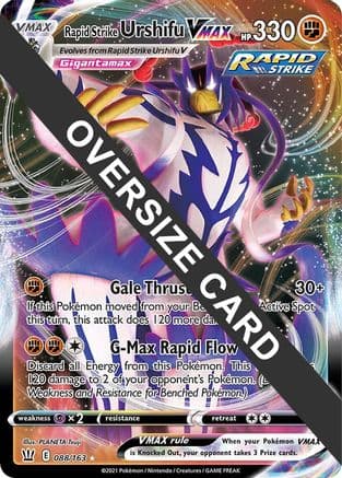 Rapid Strike Urshifu VMAX 88/163 - Jumbo Cards Holofoil