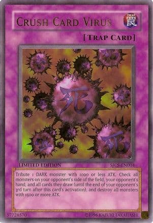 Crush Card Virus (SJCS-EN004) - Shonen Jump Championship Series Promos