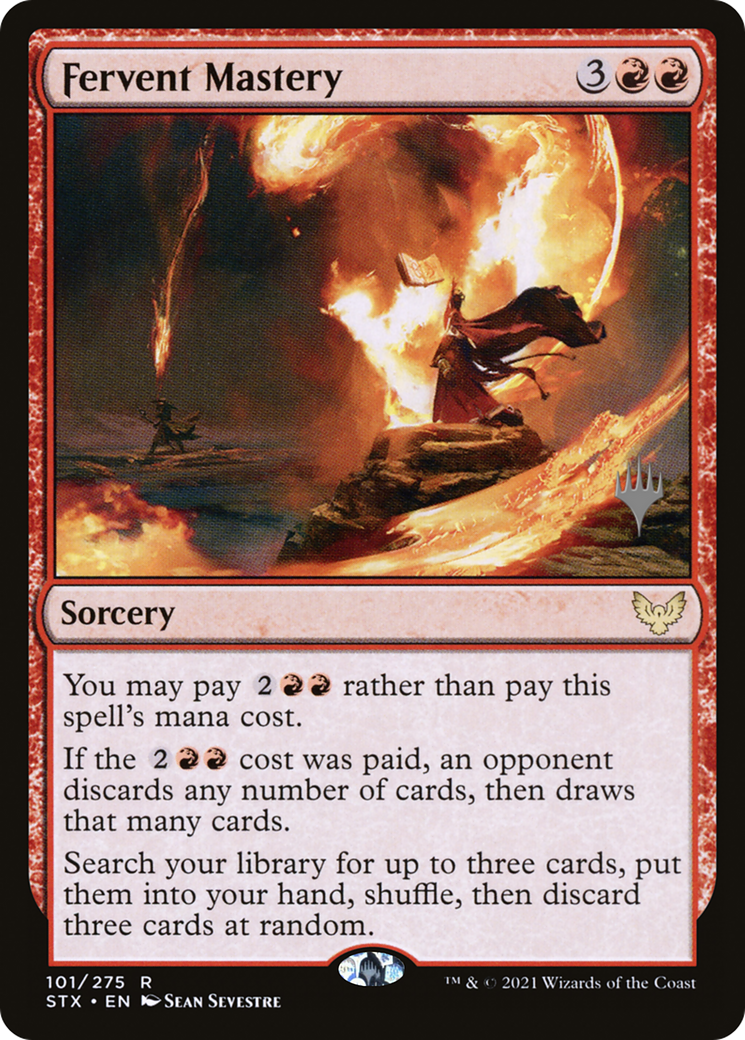 Fervent Mastery (PSTX-101P) - Strixhaven: School of Mages Promos Foil