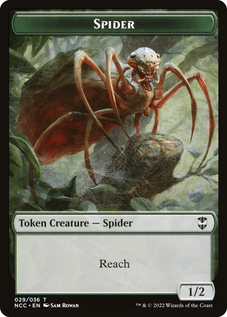 Spider (TNCC-029) - New Capenna Commander Tokens