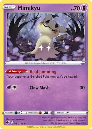 Mimikyu 081/189 - Miscellaneous Cards & Products Holofoil