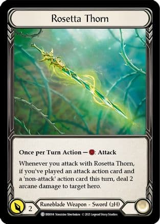 Rosetta Thorn (BRI004) - Blitz Deck: Tales of Aria - Briar