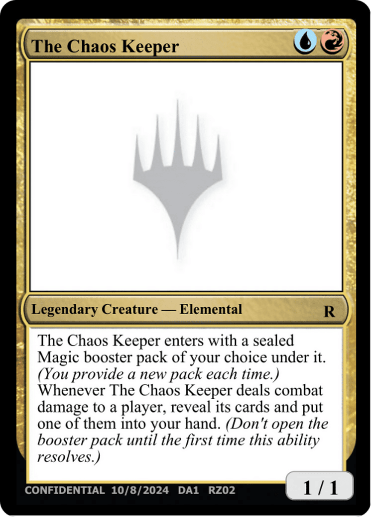 The Chaos Keeper (DA1-RZ02C) - Unknown Event