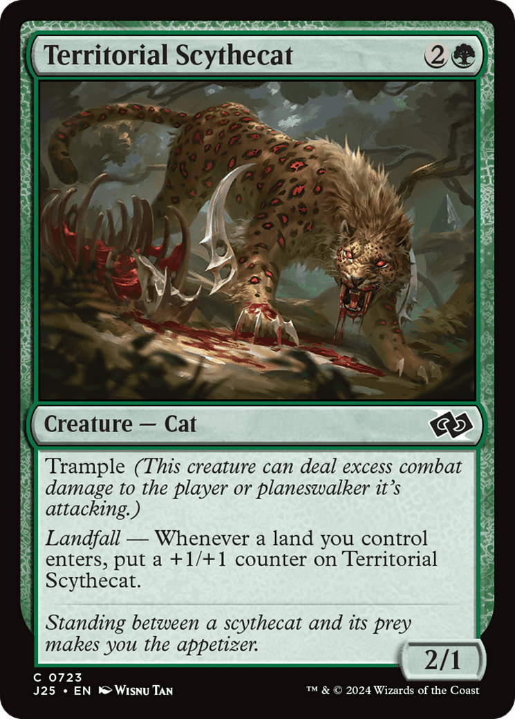 Territorial Scythecat (J25-723) - Foundations Jumpstart