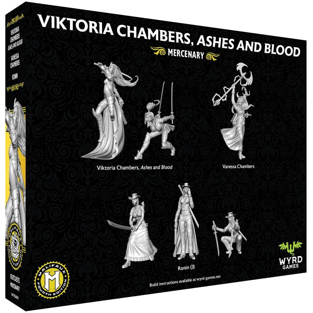 Malifaux: Fourth Edition | Outcasts | Viktoria Chambers, Ashes and Blood