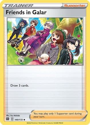 Friends in Galar 140/172 - SWSH09 Brilliant Stars Reverse Holofoil