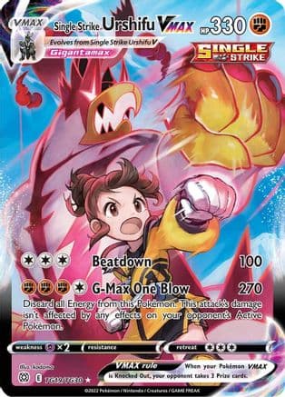 Single Strike Urshifu VMAX TG19/30 - SWSH09 Brilliant Stars Trainer Gallery Holofoil