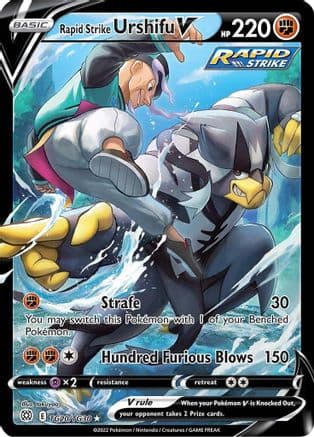 Rapid Strike Urshifu V TG20/30 - SWSH09 Brilliant Stars Trainer Gallery Holofoil