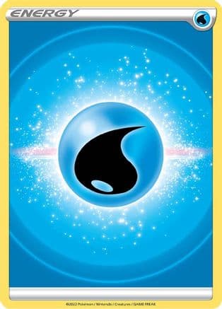 Water Energy (2022 Unnumbered) - Reverse Holofoil SWSH09 Brilliant Stars - Common