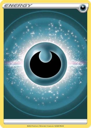 Darkness Energy (2022 Unnumbered) - Reverse Holofoil SWSH09 Brilliant Stars - Common