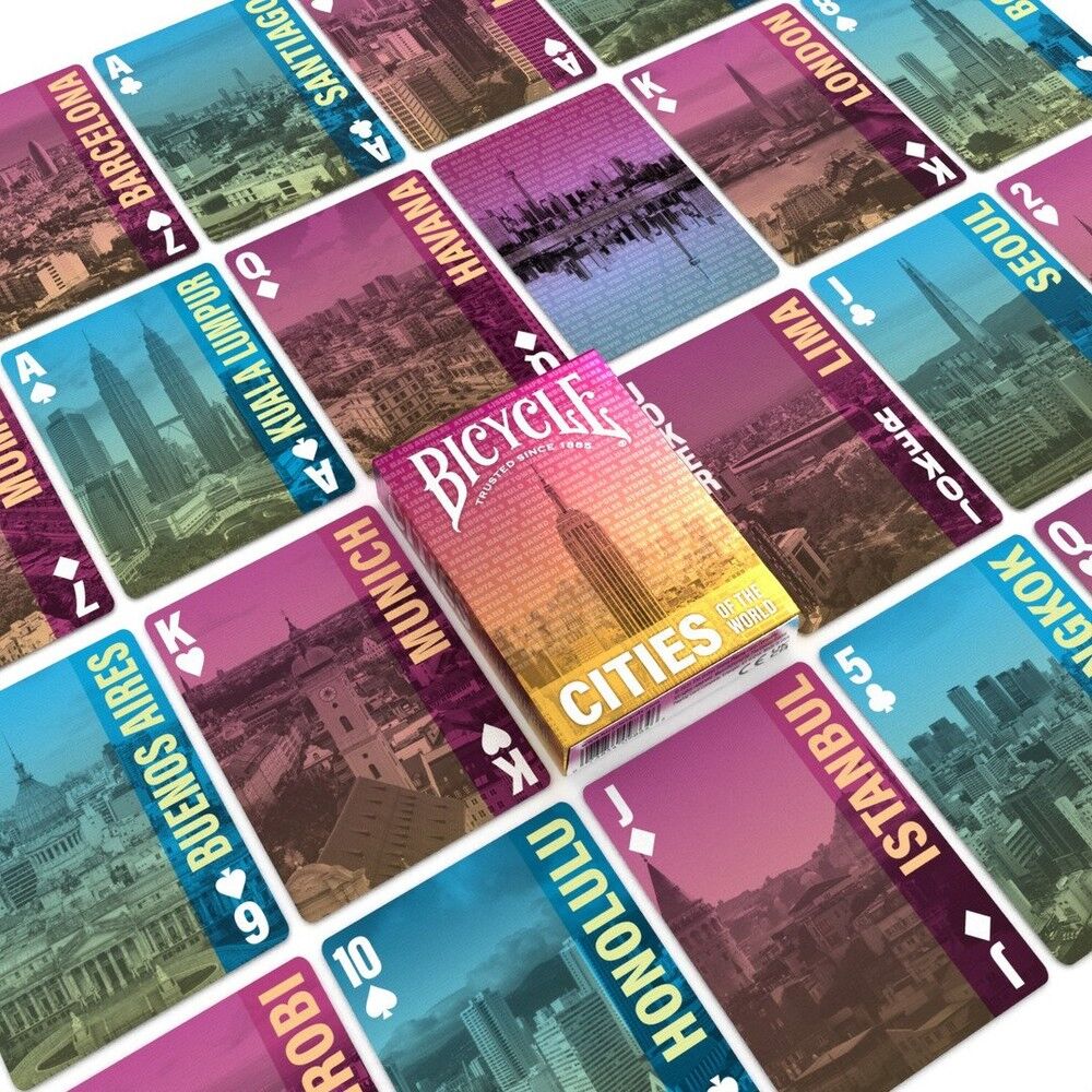 Bicycle Playing Cards | Cities of the World