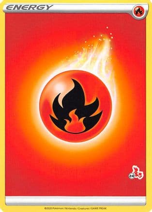 Fire Energy (#24 Cinderace Stamped) Battle Academy 2022 - Promo
