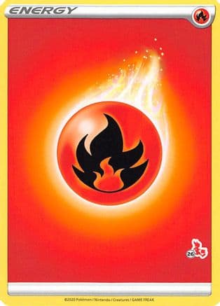 Fire Energy (#26 Cinderace Stamped) Battle Academy 2022 - Promo