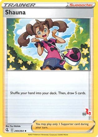 Shauna (# Cinderace Stamped) 240/264 - Battle Academy 2022