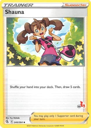 Shauna (# Cinderace Stamped) 240/264 - Battle Academy 2022