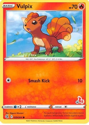Vulpix (# Cinderace Stamped) 29/264 - Battle Academy 2022