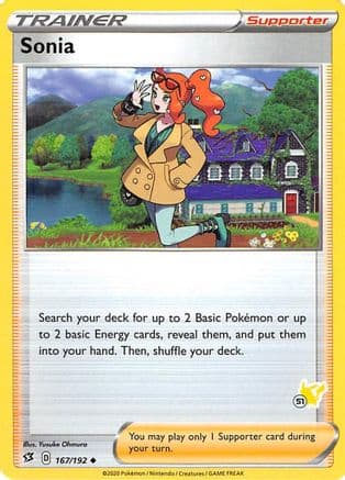 Sonia (# Pikachu Stamped) 167/192 - Battle Academy 2022