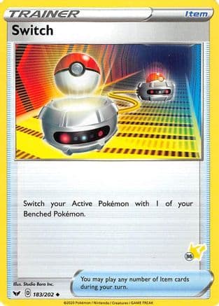 Switch (# Pikachu Stamped) 183/202 - Battle Academy 2022