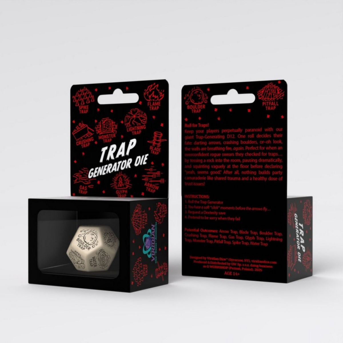 Trap Generator Die | Beige & Black