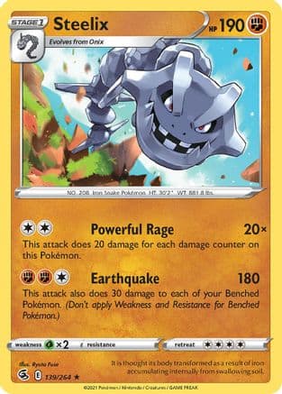 Steelix - 139/264/264 Deck Exclusives - Rare