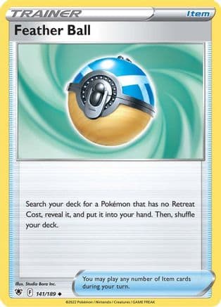 Feather Ball 141/189 - SWSH10 Astral Radiance Reverse Holofoil