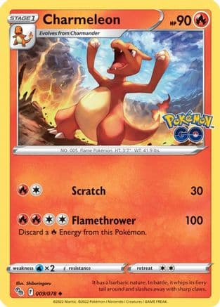 Charmeleon 009/78 - Pokemon GO