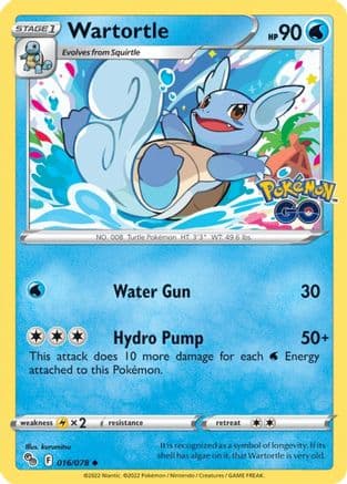 Wartortle 016/78 - Pokemon GO