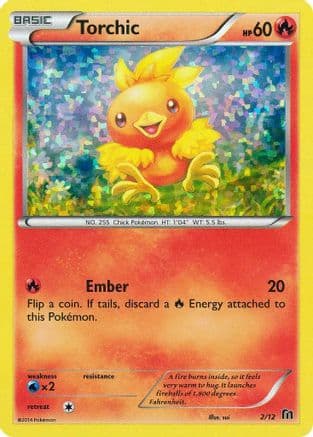 Torchic 2/12 - McDonalds Promos 2016 Holofoil