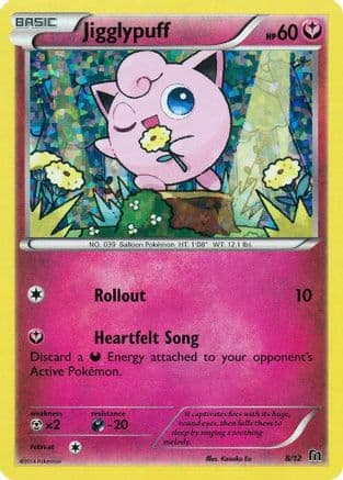 Jigglypuff 8/12 - McDonalds Promos 2016 Holofoil