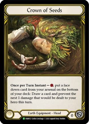 Crown of Seeds (Golden) - FAB052 (FAB052) - Flesh and Blood: Promo Cards Cold Foil