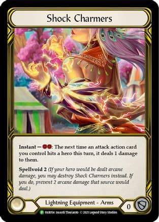 Shock Charmers (Golden) - FAB054 (FAB054) - Flesh and Blood: Promo Cards