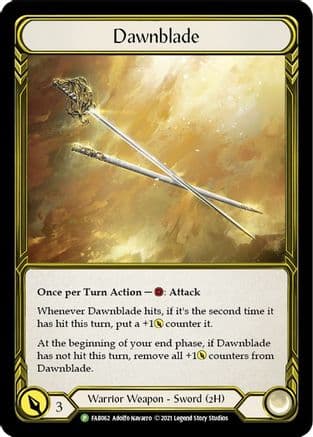 Dawnblade (Golden) - FAB062 (FAB062) - Flesh and Blood: Promo Cards