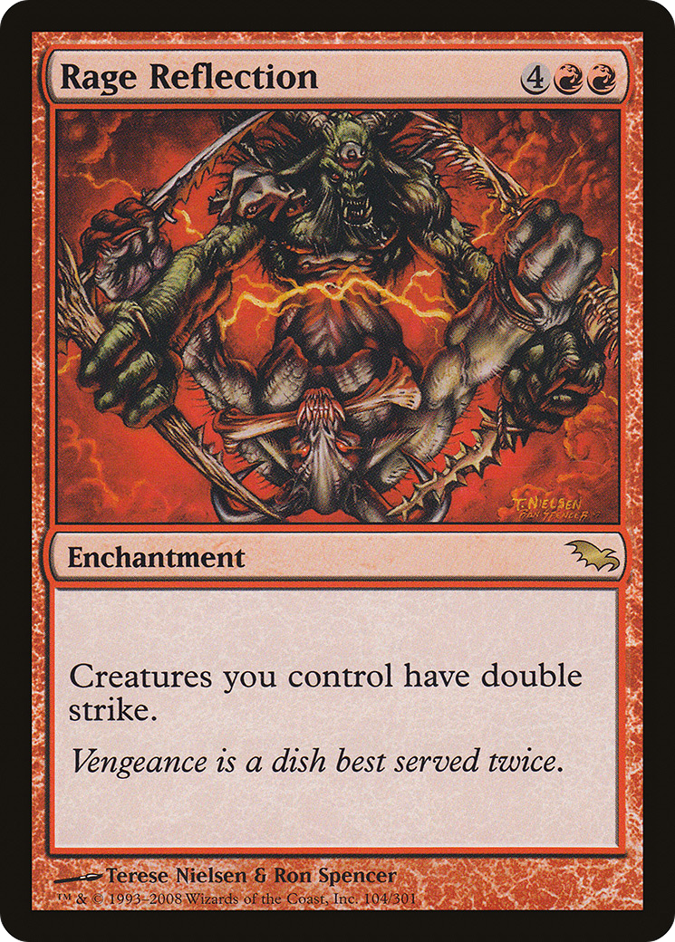 Rage Reflection (SHM-104) - Shadowmoor Foil