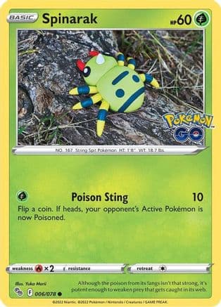 Spinarak 006 Pokemon GO - Common