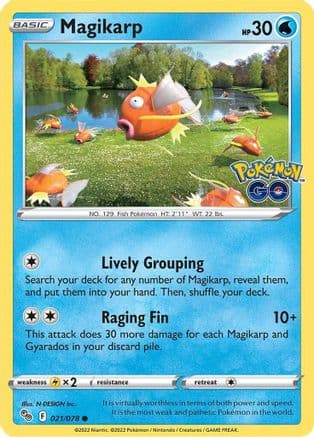 Magikarp 021/78 - Pokemon GO
