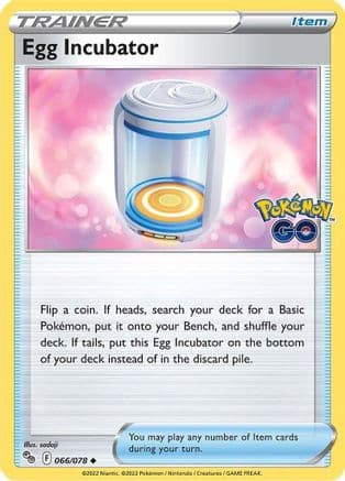 Egg Incubator 066/78 - Pokemon GO