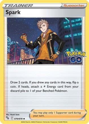 Spark 070/78 - Pokemon GO Reverse Holofoil