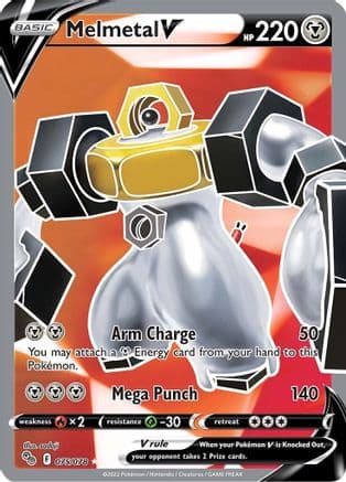 Melmetal V (Full Art) 075/78 - Pokemon GO Holofoil