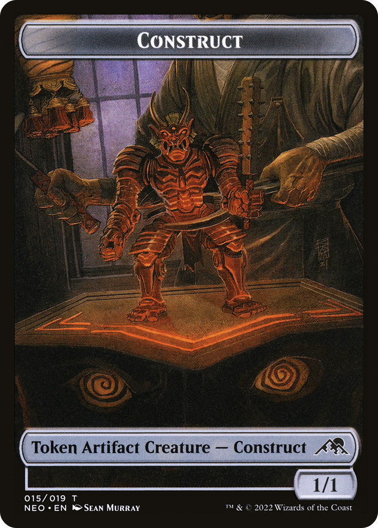 Construct (TNEO-015) - Kamigawa: Neon Dynasty Tokens Foil